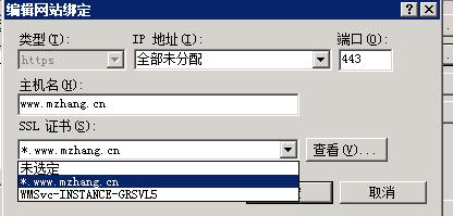 windows系统iis下面配置https访问