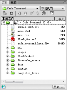 Dreamweaver文件面板介绍