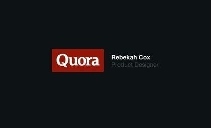 设计元素最少的网站Quora怎样谈产品设计？