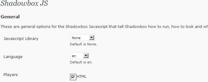 Wordperss 幻灯片插件Shadowbox JS